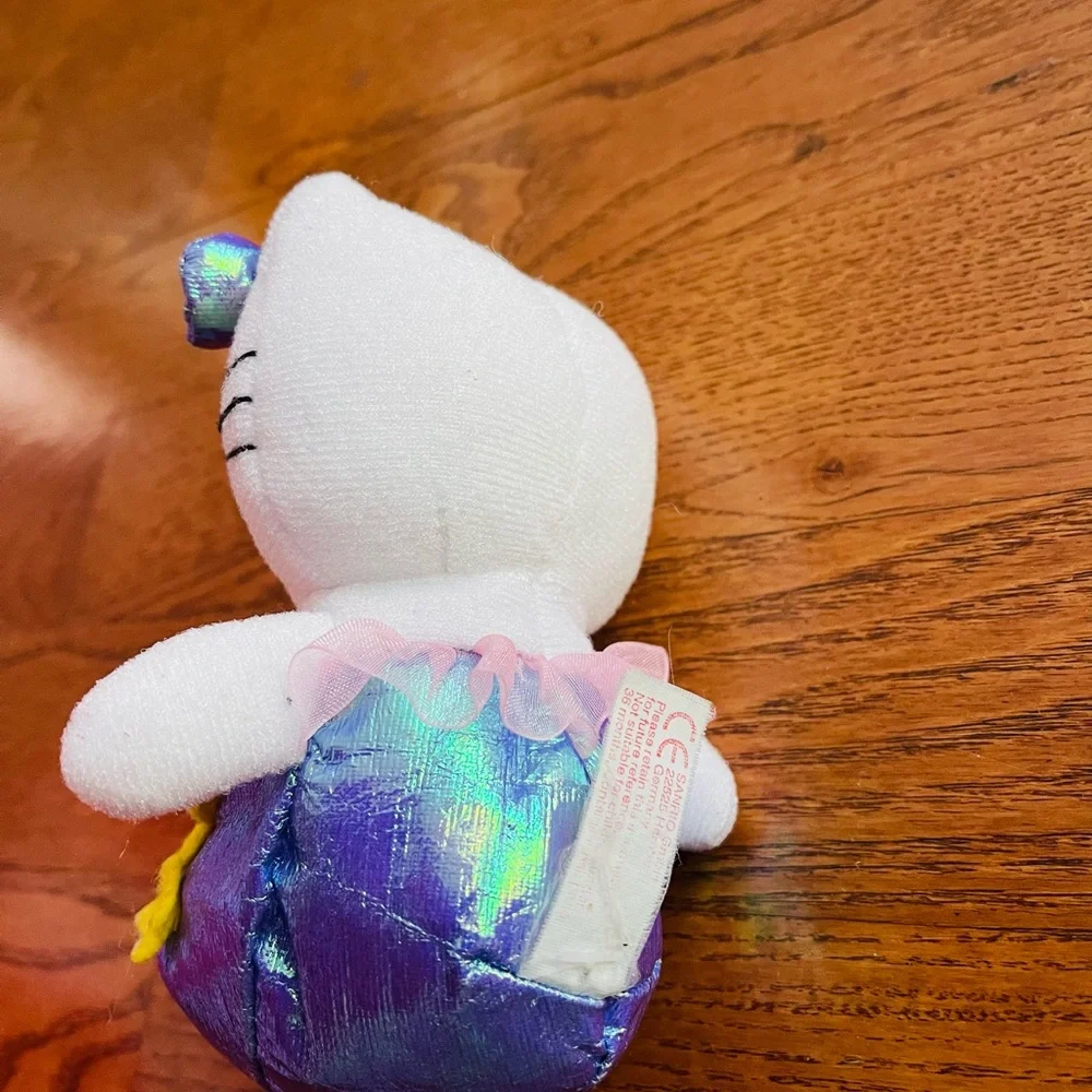 Sanrio white purple hello kitty mermaid small plush 6”